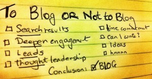 blog or not to blog